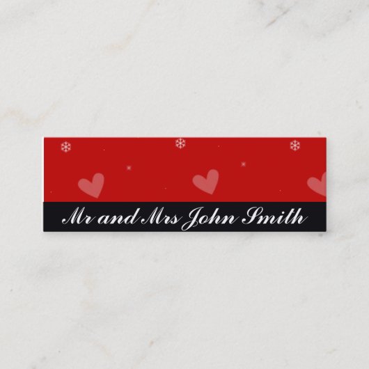 Cartes de nouvelle adresse de mariage (Devant)