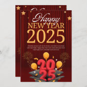 cartes de nouvelle année (Devant / Derrière)