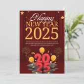 cartes de nouvelle année (Debout devant)