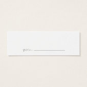 Cartes de Nuit de Date de Mariage en Verdure Dorée (Dos)