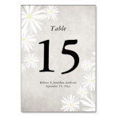 Cartes de numéro de table Bohème Chic avec des mar (Par défaut)