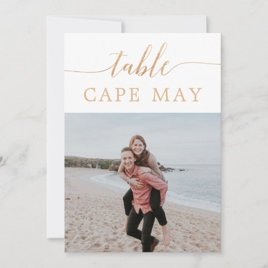 Cartes de Numéro de Table de Mariage à Thème de Vo (Devant)