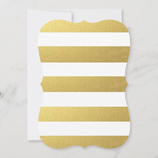 CARTES DE NUMÉRO DE TABLE DE MARIAGE EN OR CHIC (Dos)