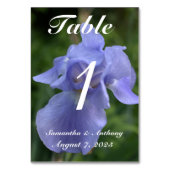Cartes de numéro de table de mariage florales Perv (Par défaut)