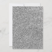 Cartes de numéro de table de mariage pailletées él (Dos)