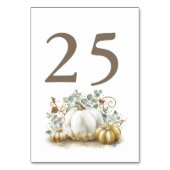 Cartes de numéro de table du Mariage de automne Ci (Par défaut)