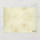 Cartes de numéro de table vintage (Dos)