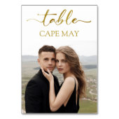 Cartes de numéro de tableau de photo Mariage blanc (Par défaut)