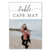 Cartes de numéros de table de mariage à thème de v (Par défaut)