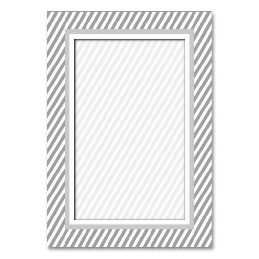 Cartes de numéros de tableau Gris Personnalisables (Par défaut)