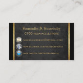 Cartes de observation de profil d'horloge (Dos)