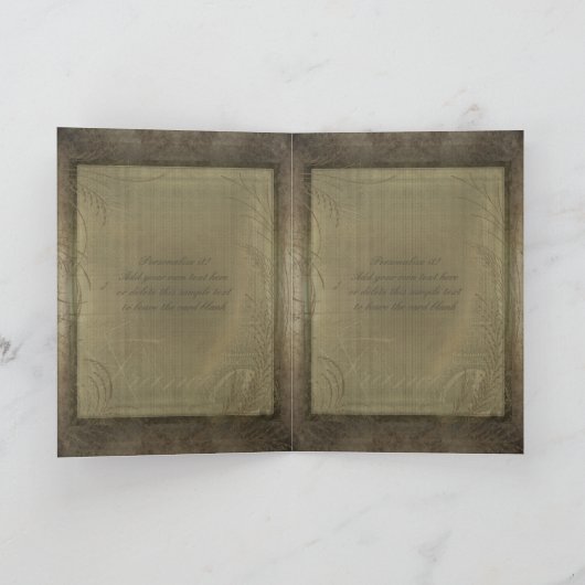 Cartes de observation de salutations et de note (Intérieur)