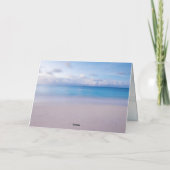 Cartes de Paix Océan Tropical Christmas (Dos)