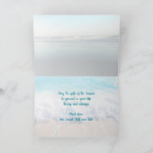 Cartes de Paix Océan Tropical Christmas (Intérieur)