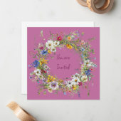 Cartes de papeterie ensemble couronne antique - In (Devant/Arrière en situation)