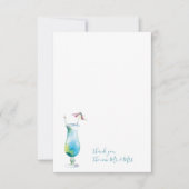 Cartes de papier à Merci à l'aquarelle (Devant)