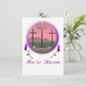 Cartes de Pâques Christ ressuscité (Debout devant)