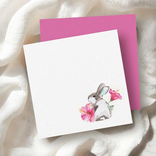 Cartes de Pâques jolies aquarelle lapin