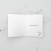 Cartes de Pâques Pâques Bunny (Intérieur)