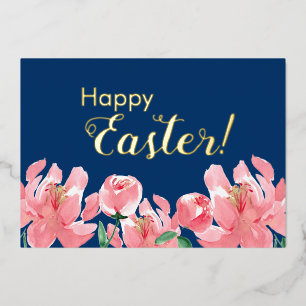 Cartes de Pâques personnalisées Fleurs de pivoines