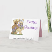 Cartes de Pâques pour des enfants (Dos)