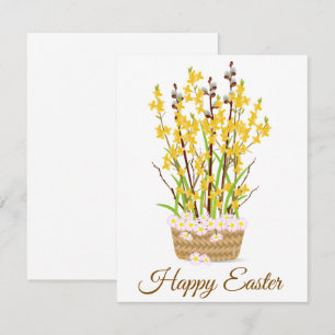 CARTES DE PÂQUES SIMPLE CUTE HAPPY