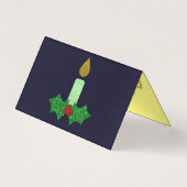 Cartes de parties scintillant de Noël (Back)