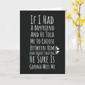 Cartes de patinage artistique Filles patineuses Pa (Fleur jaune)