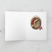 Cartes de pattes de Père Noël de bouffe de bouffe (Intérieur)