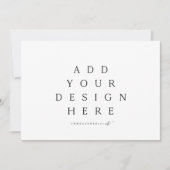 Cartes de paysage horizontales de 5 x 7 pouces (Devant)