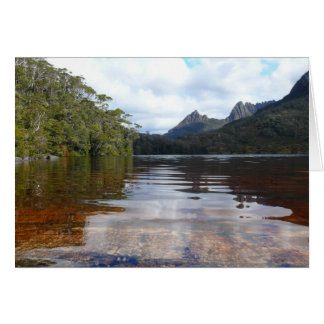 Cartes de paysage, montagne de berceau