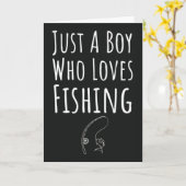 Cartes de pêche mignonnes pour bébés garçons pêche (Fleur jaune)