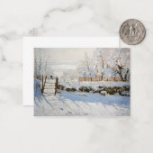 Cartes de peinture de Claude Monet représentant de (Devant/Arrière en situation)