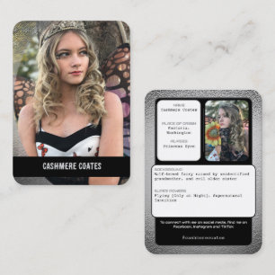 Cartes de personnage de cosplay premium Cartes d