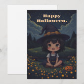 Cartes de personnage Happy Halloween (Devant / Derrière)