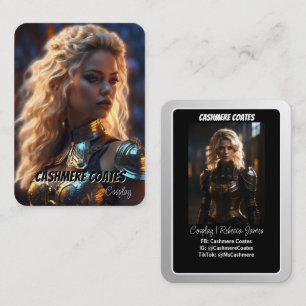 Cartes de personnage Minimalistes pour Cosplay C
