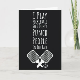Cartes de Pickleball Amusement Joueur de Picklebal