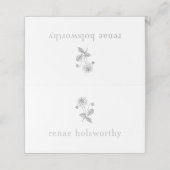 Cartes de Place Botanique Florale (Extérieur déplié)