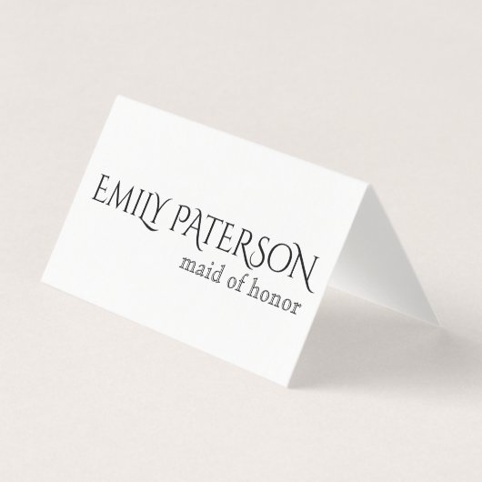 Cartes De Place Classique Simple (Front)