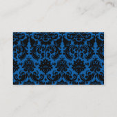 Cartes de place Cobalt Blue et Black Damas (Dos)