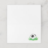 Cartes de place de la fête de soccer (Extérieur déplié)