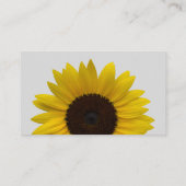 Cartes de place de siège de tournesol (Dos)