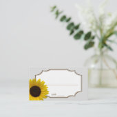 Cartes de place de siège de tournesol (Debout devant)