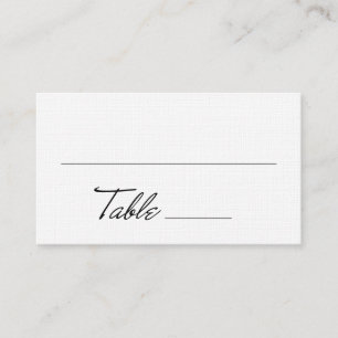 Cartes de Place de Table Rétro Modèles   Non perso