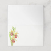 Cartes de place des invités de l'orchidée précoce (Extérieur déplié)