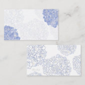 Cartes De Place D'Hydrangée Artistique, Moyen (Devant / Derrière)