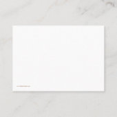 Cartes de place Dollar Sable (Dos)