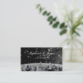 Cartes de Place du Coeur de Noir Blanc Etched NYC (Debout devant)