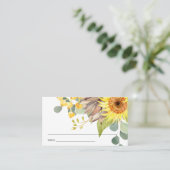 CARTES DE PLACE FLORALE EUCALYPTUS EN SOUFFLE RUST (Debout devant)