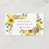 CARTES DE PLACE FLORALE EUCALYPTUS EN SOUFFLE RUST (Dos)